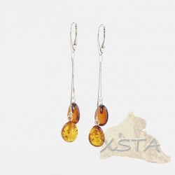 Baltic amber earrings for women
